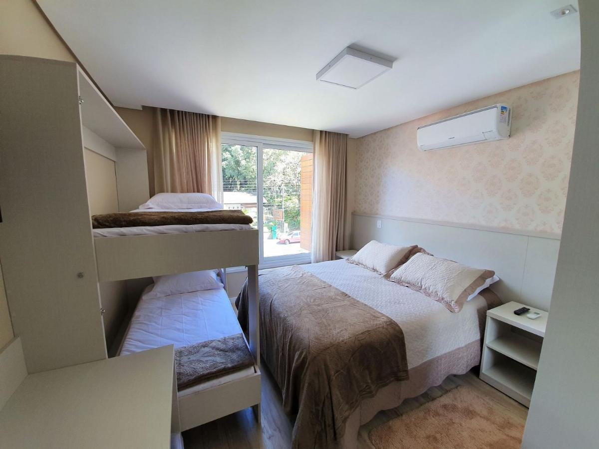 Apto de Luxo Centro de Gramado, 2 Suítes, Mobiliado e Equipado (201) Exterior foto
