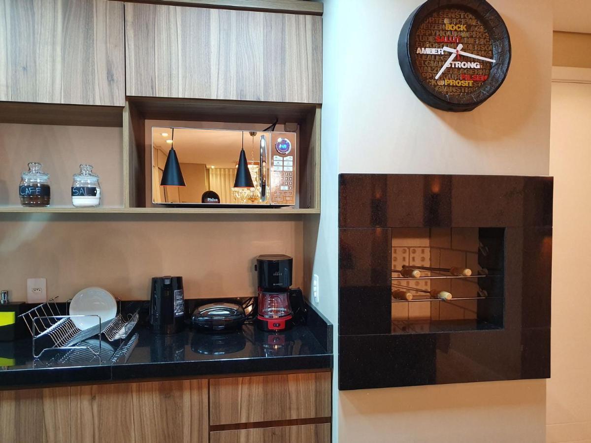 Apto de Luxo Centro de Gramado, 2 Suítes, Mobiliado e Equipado (201) Exterior foto