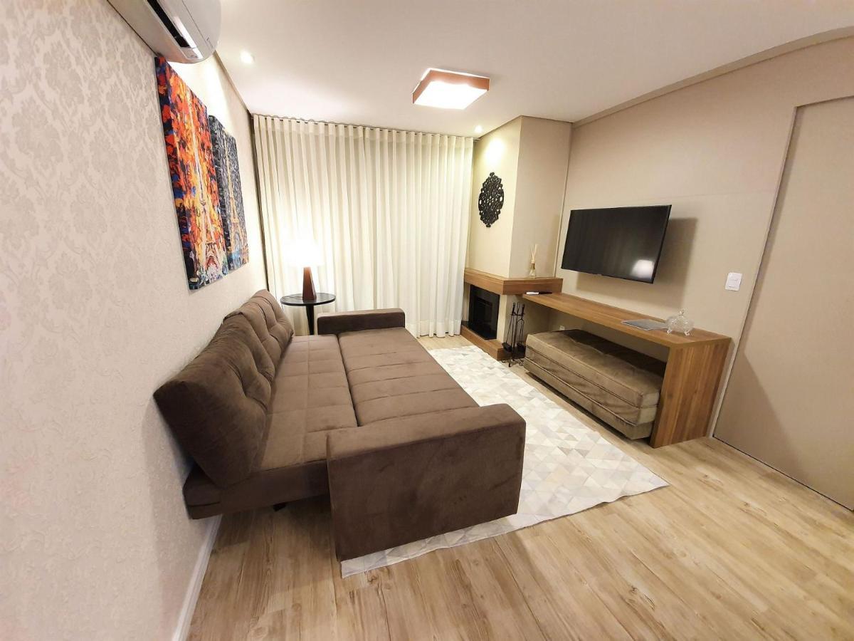 Apto de Luxo Centro de Gramado, 2 Suítes, Mobiliado e Equipado (201) Exterior foto