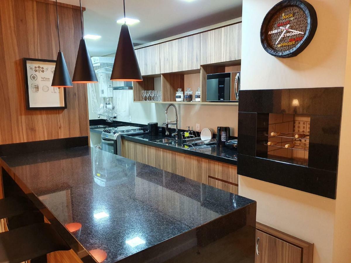 Apto de Luxo Centro de Gramado, 2 Suítes, Mobiliado e Equipado (201) Exterior foto